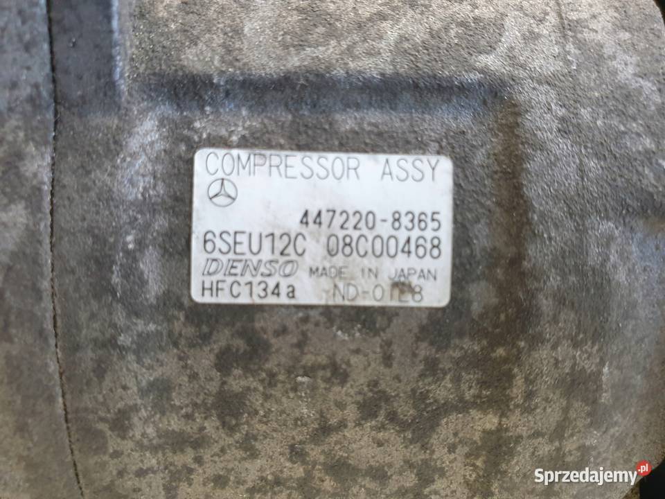 SPRĘŻARKA KLIMATYZACJI Mercedes W168 14 16 pompa Kompresory klimatyzacji Chełm