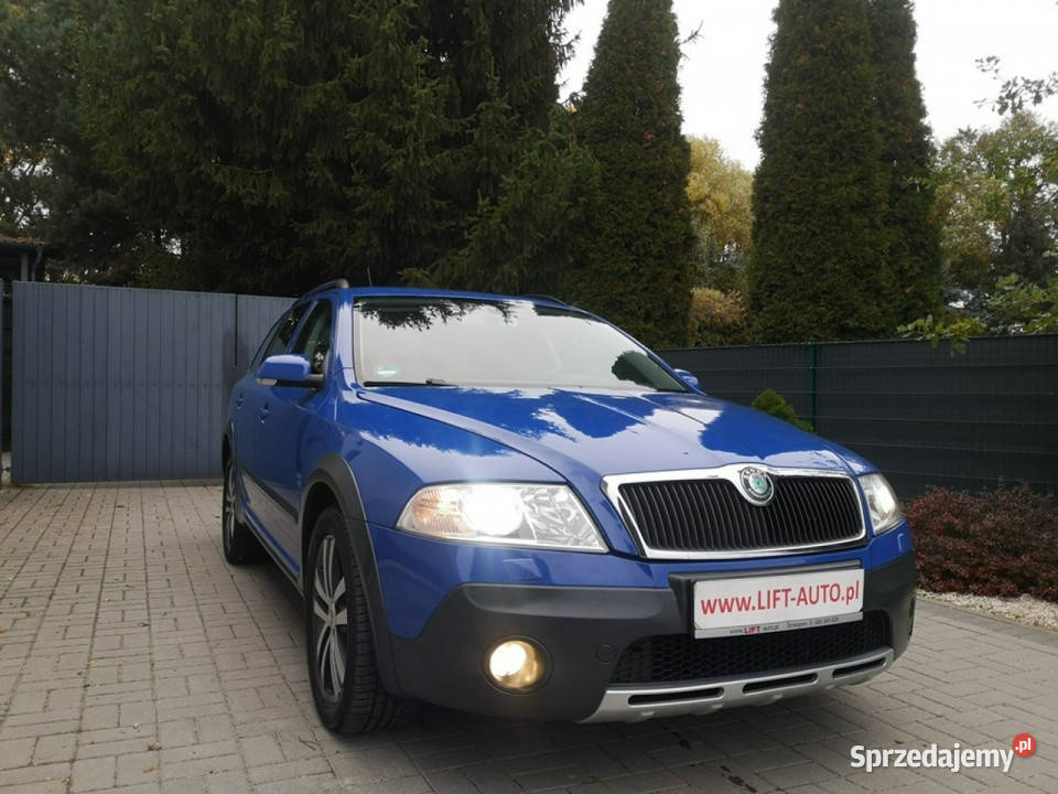 koda Octavia 20TDI 8V 140 SCOUT 4x4 Klimatr Temp Samochody osobowe Strzegom