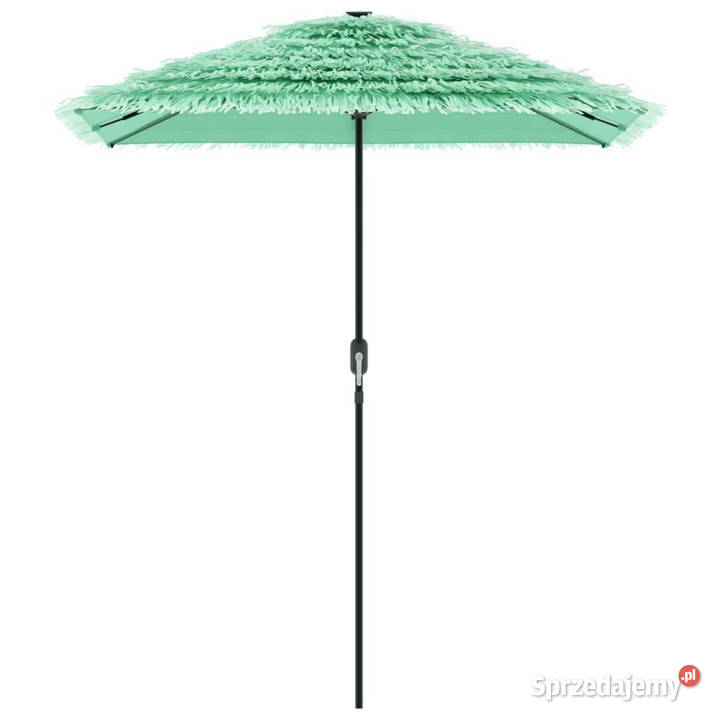 Parasol ogrodowy na stalowym słupku zielony Parasole ogrodowe Warszawa