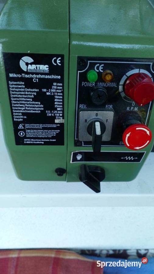 Tokarka mini hobby modelarska Gdańsk