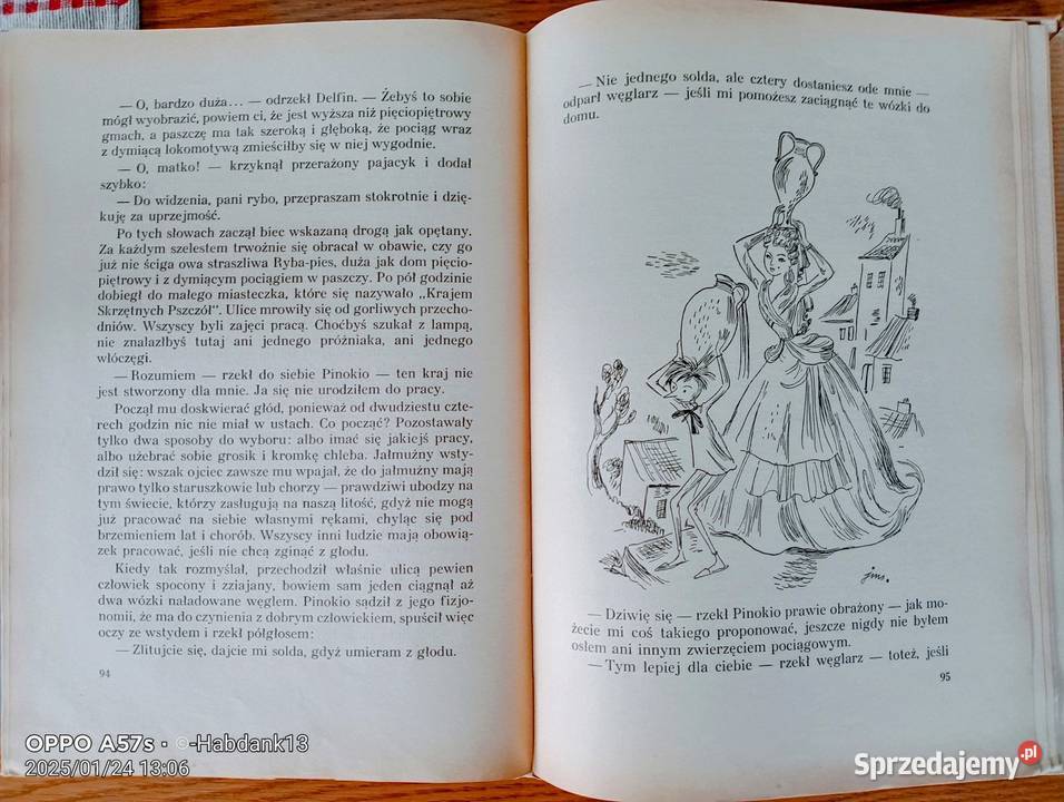 Pinokio z barwnymi ilustracjami Szancera Bychawka Trzecia