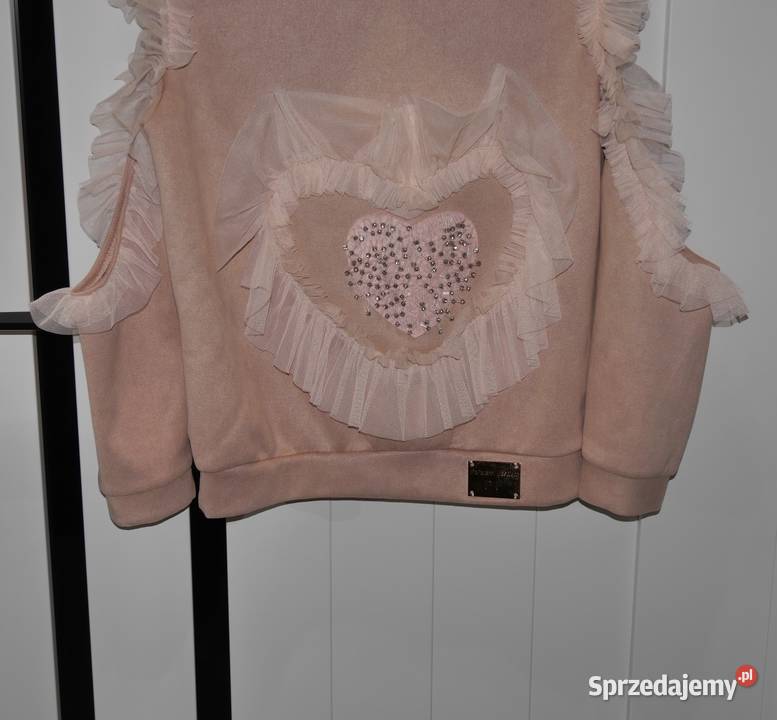 Paparazzi Fashion śliczna bluza tiul cyrkonie 36