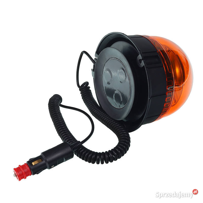 LAMPA OSTRZEGAWCZA KOGUT MAGNES 3 OTWORY 45 LED Lampy ostrzegawcze, koguty