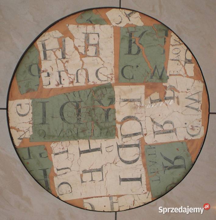 Patera ceramiczna średnica 40 z uchwytem do wielokolorowy małopolskie Kraków