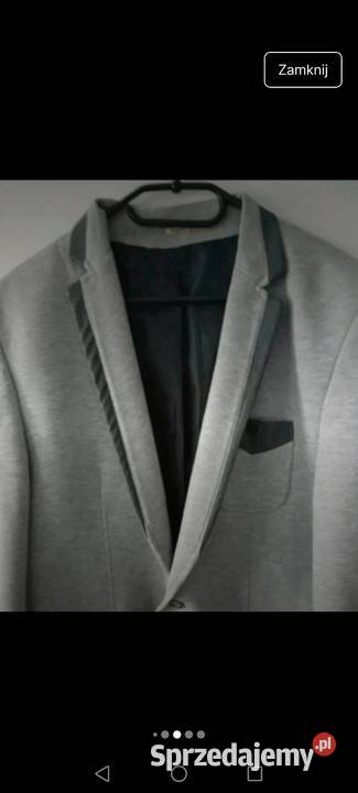 Marynarka szara o kroju męskim Pinterest Old Krosno sprzedam