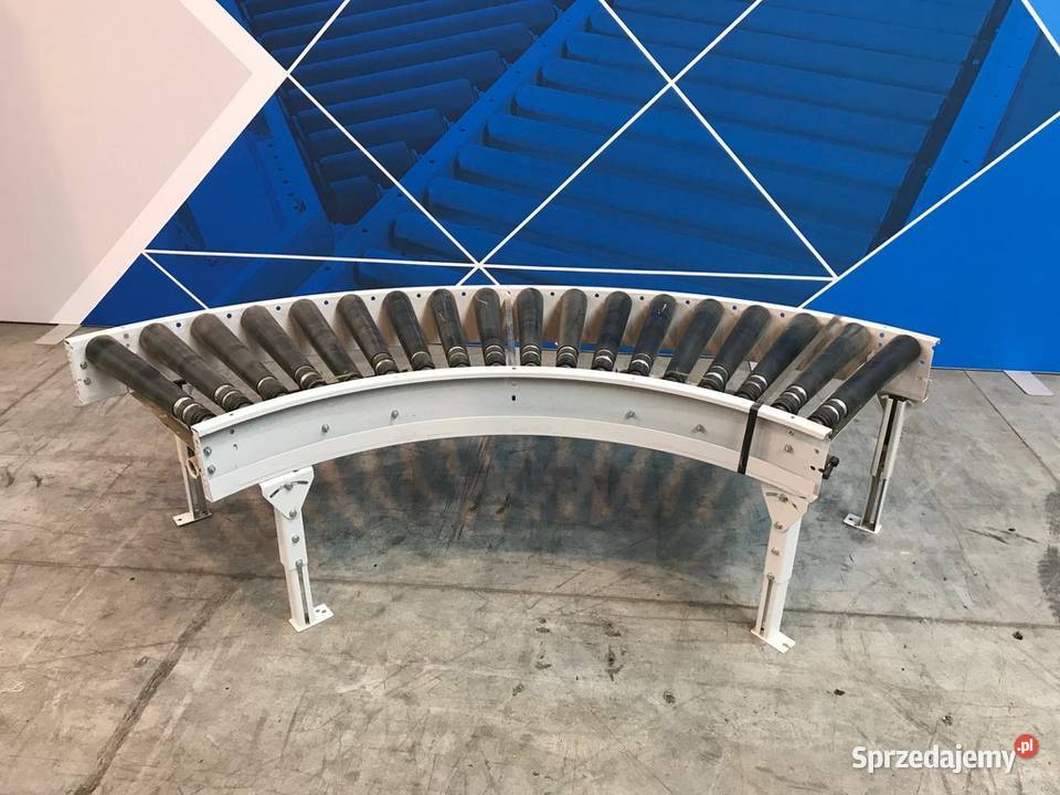 Przenośniki używane Lineshaft Flatbelt Magazynowanie Chojnice