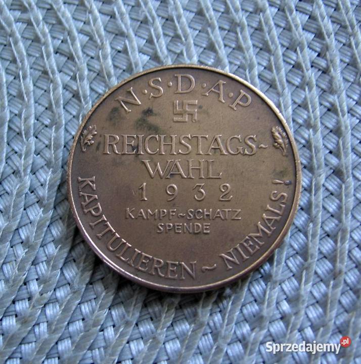 Medal Wybory do Raichstagu 1932r Kalisz