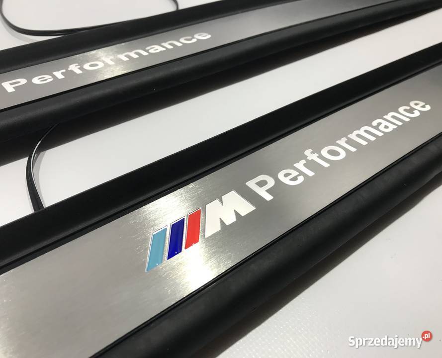 NAKŁADKI PROGOWE Z PODŚWIETLENIEM styl M do BMW Chełm