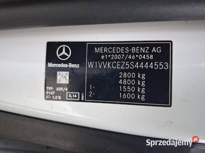 MERCEDESBENZ VITO 2024 195000 ccm 136 Warszawa