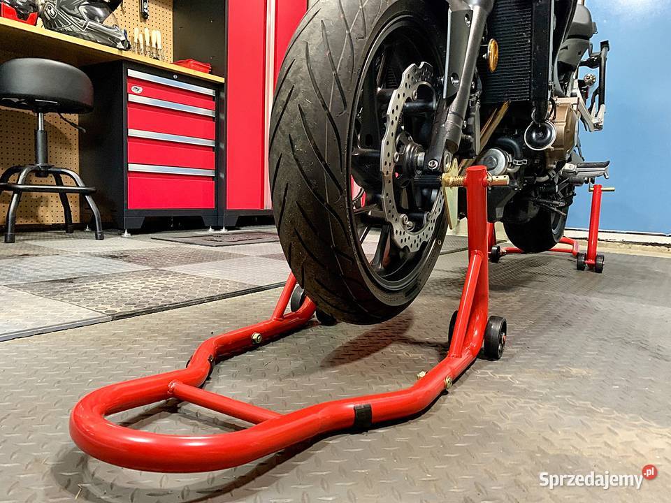 2x STOJAK MOTOCYKLOWY PODNOŚNIK NA PRZÓD TYŁ
