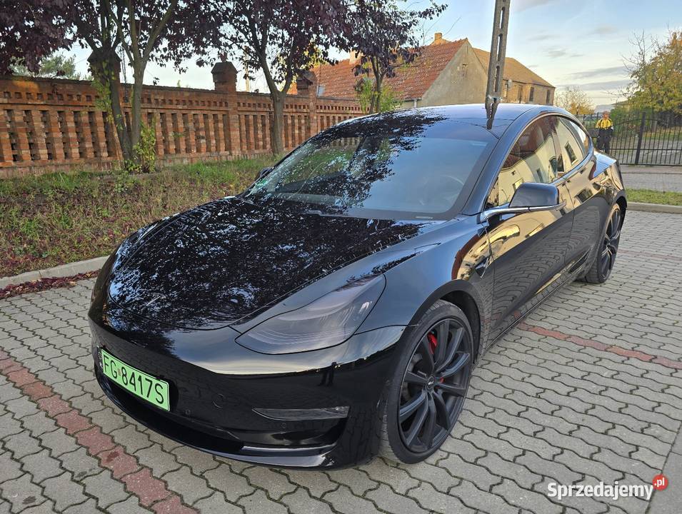Tesla Model 3 Performance Gw2027 kurtyny powietrzne Gorzów Wielkopolski