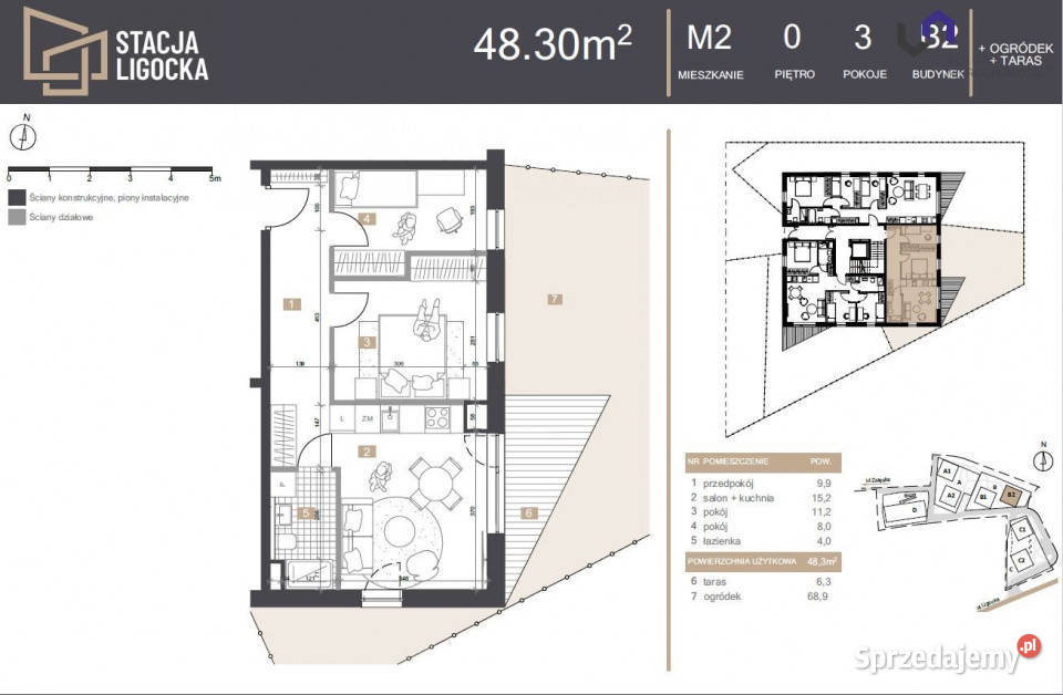 Mieszkanie sprzedam Katowice 483m2 3pokojowe Sprzedaż
