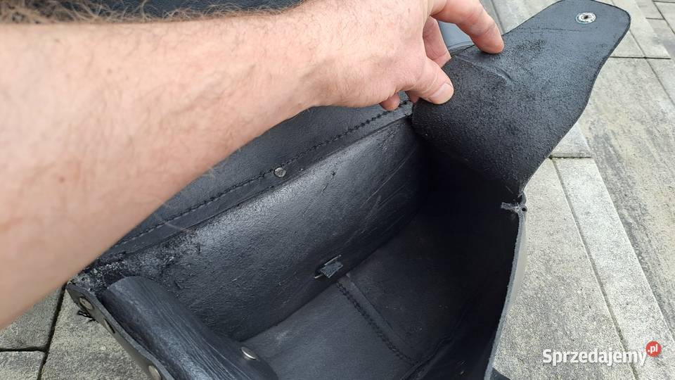 skórzane sakwy boczne motocyklowe piórnik Opole