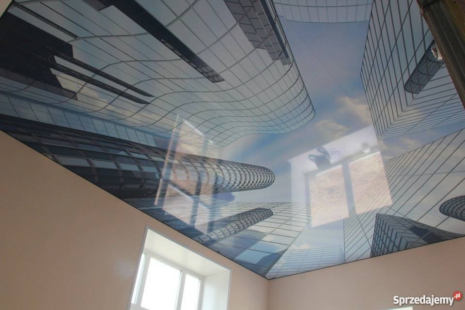 Sufit napinany z fotonadrukiem 160zl co piąty m2 Warszawa