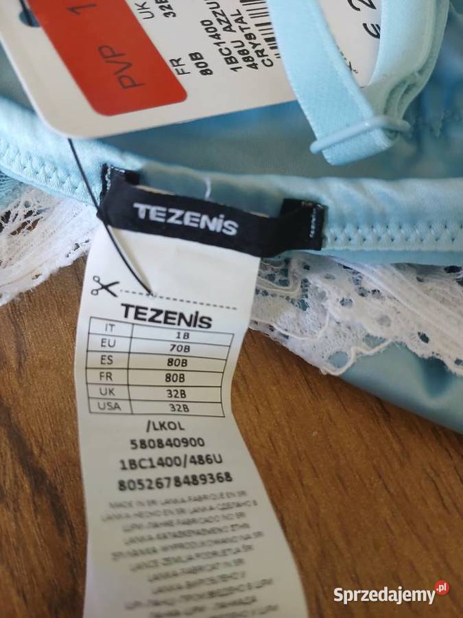Błękitne body 70B Tezenis Nowe Częstochowa