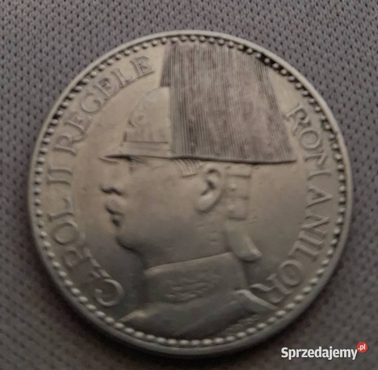 RUMUNIA50 LEI1937 rKRÓL KAROL Legionowo