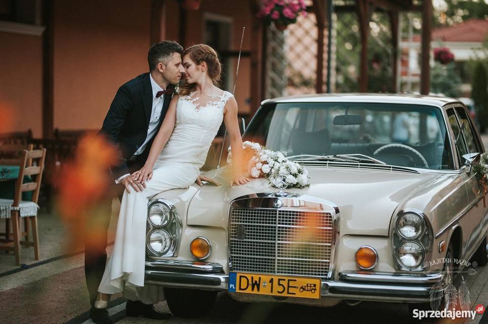 Zabytkowy amerykański Mercedes na Ślub dolnośląskie Wrocław