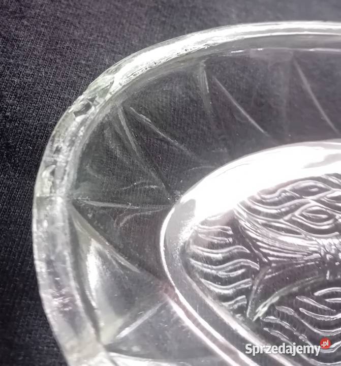 Komplet śledziówek z rybą 16 huta Zawiercie Koźminek