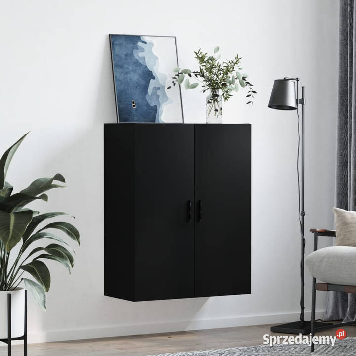 Szafka wisząca czarna 695x34x90 WM828437 Warszawa sprzedam