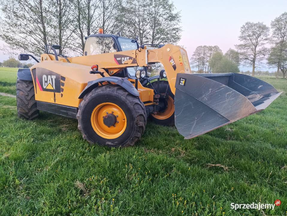 Ładowarka teleskopowa CAT TH337 Caterpillar Drążdżewo