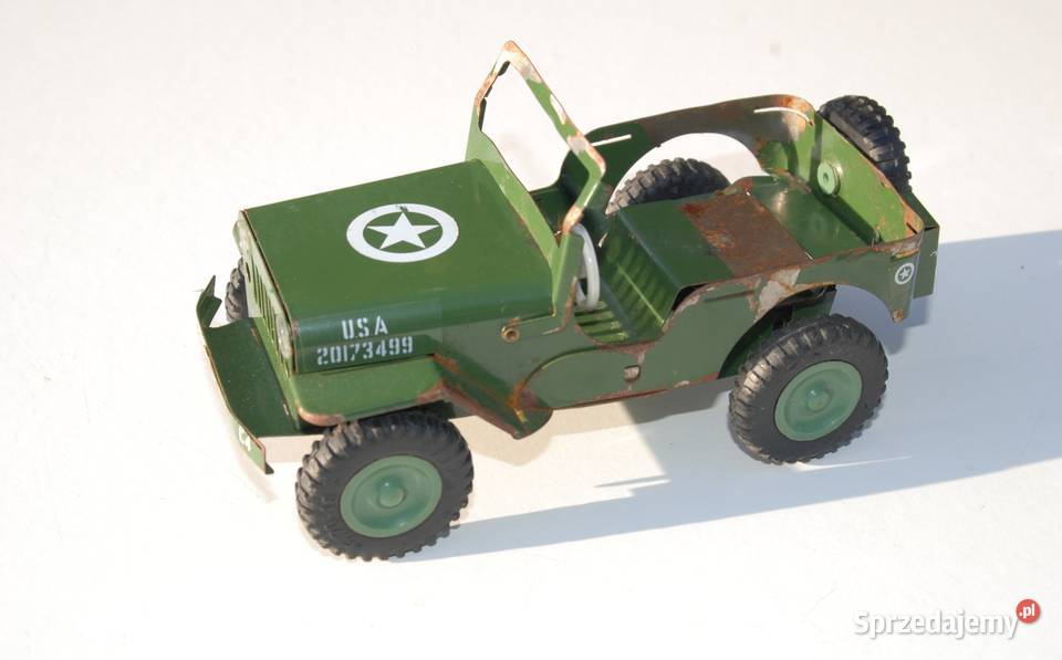 Stara zabawka samochód jeep Ites Willis unikat Cieszyn