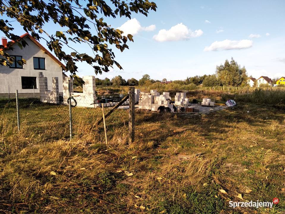 Działka budowlana z rozpoczętą budową domu i budowlana pomorskie