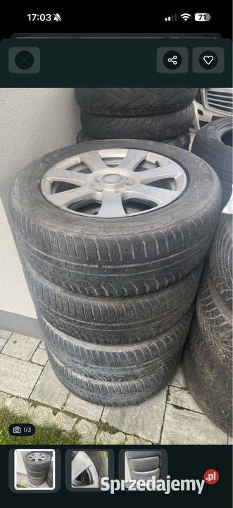 Opony z fegami 17 Mercedes GLK z oponami Miłoszyce