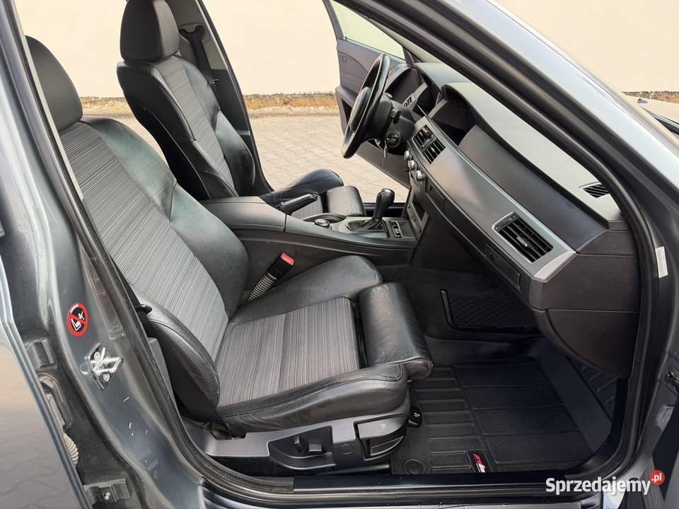 Ładna BMW E6061 525D Automat Bogata ZAMIANA podgrzewane fotele Śrem
