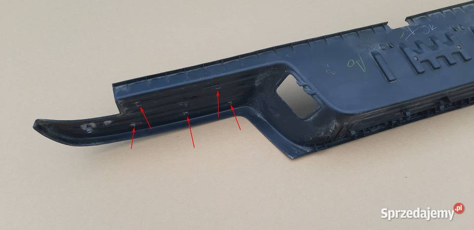 FORD RANGER MK3 PRÓG NAKŁADKA ZDERZAKA TYŁ Bieleń