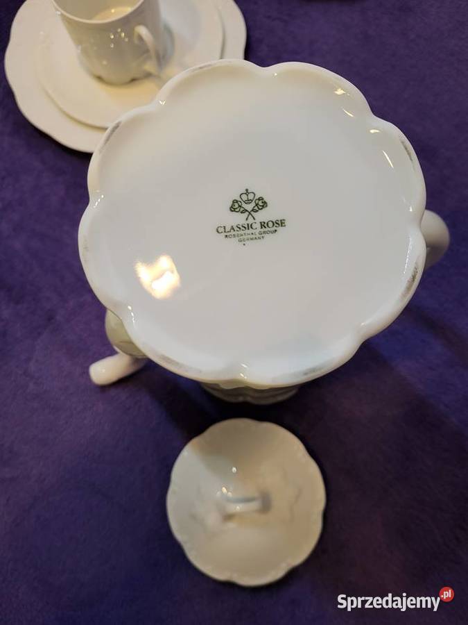 Serwis Rosenthal Classic Rose Monbijou White Toruń