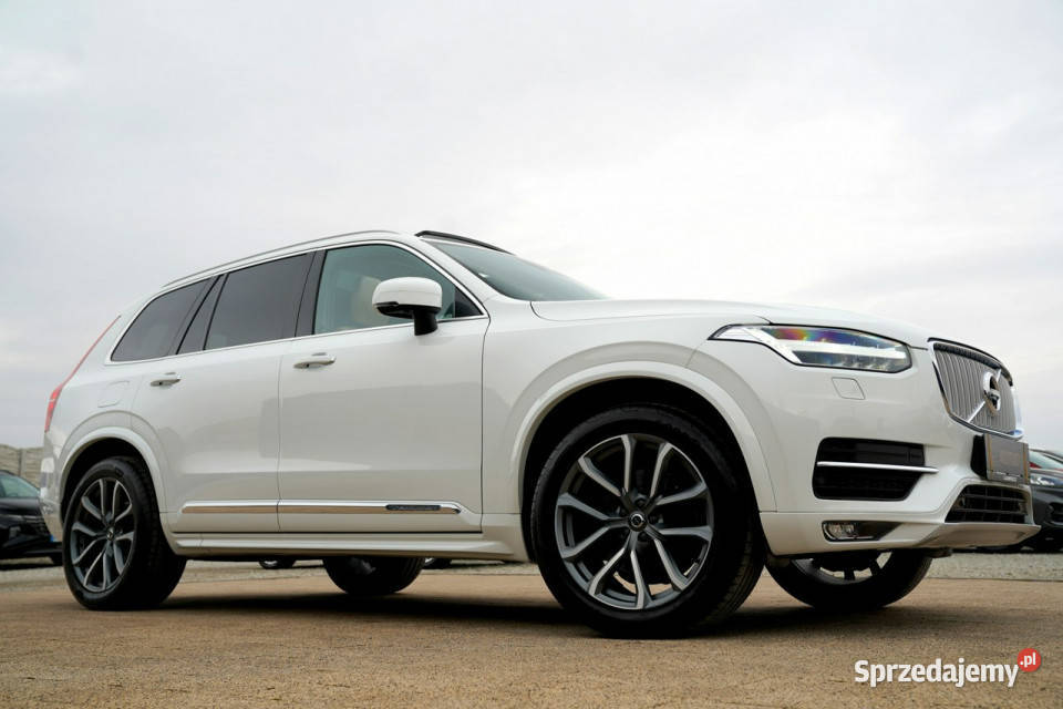 Volvo XC 90 INSCRIPTION panorama FUL LED 7os elektryczne lusterka opolskie Otmuchów
