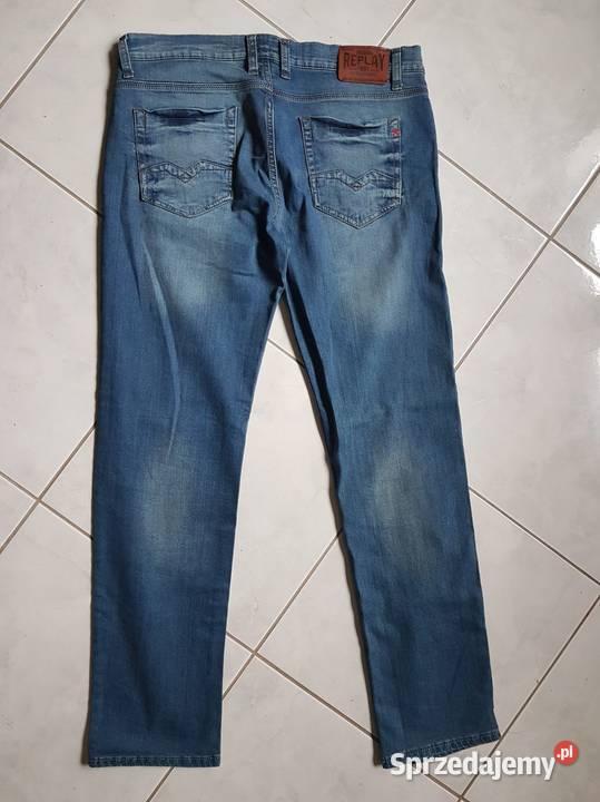 Spodnie jeansowe męskie Replay zapinane na Odzież codzienna Kielce sprzedam