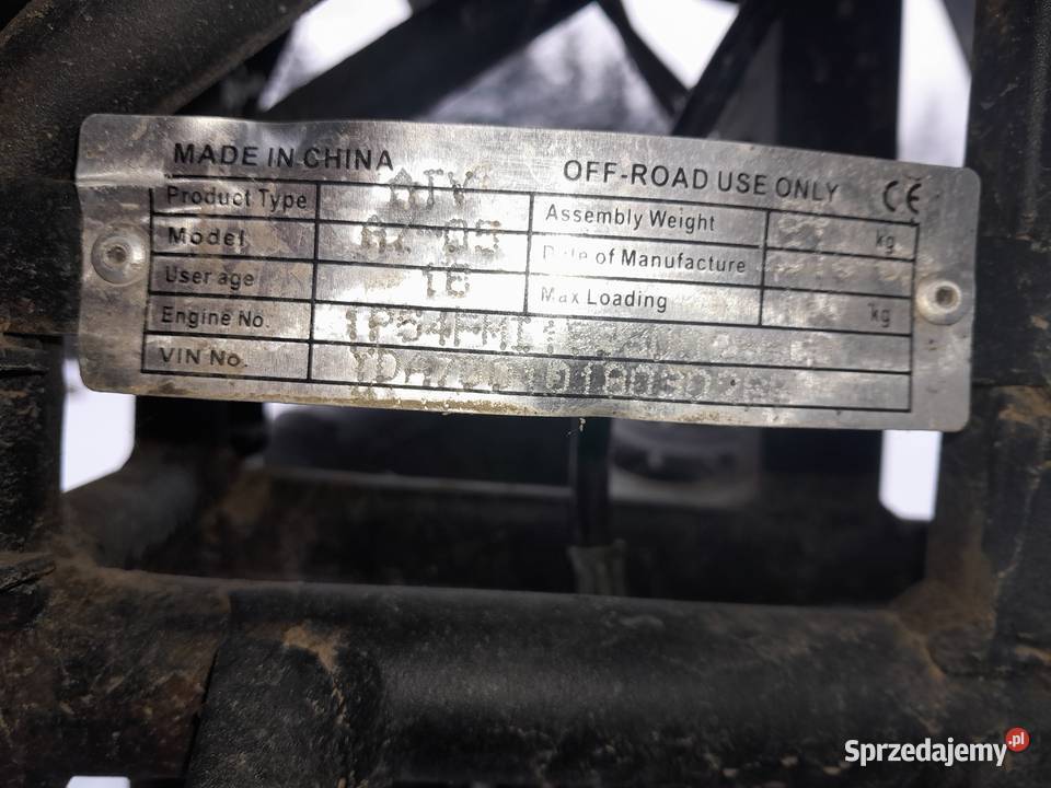 Sprzedam quada Bashan Bombardier 125cc Hrebenne