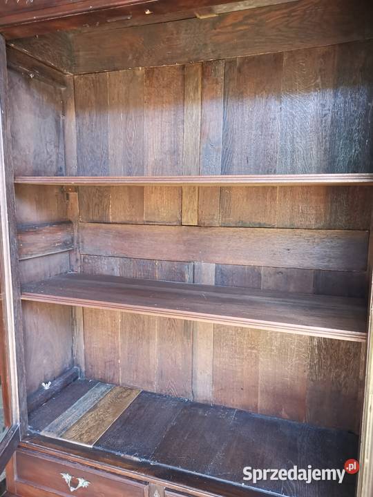 Piękna witryna serwantka biblioteka ok1900r