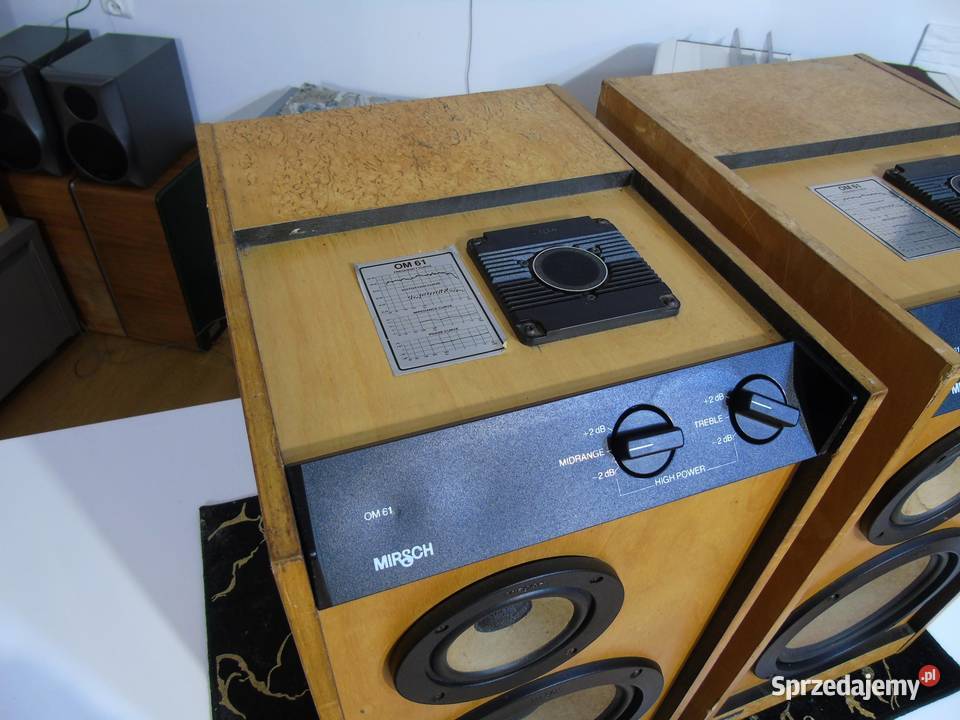 Kolumny Mirsch OM 61 świetne stereo Vintage Słuchawki i głośniki podkarpackie Jasło