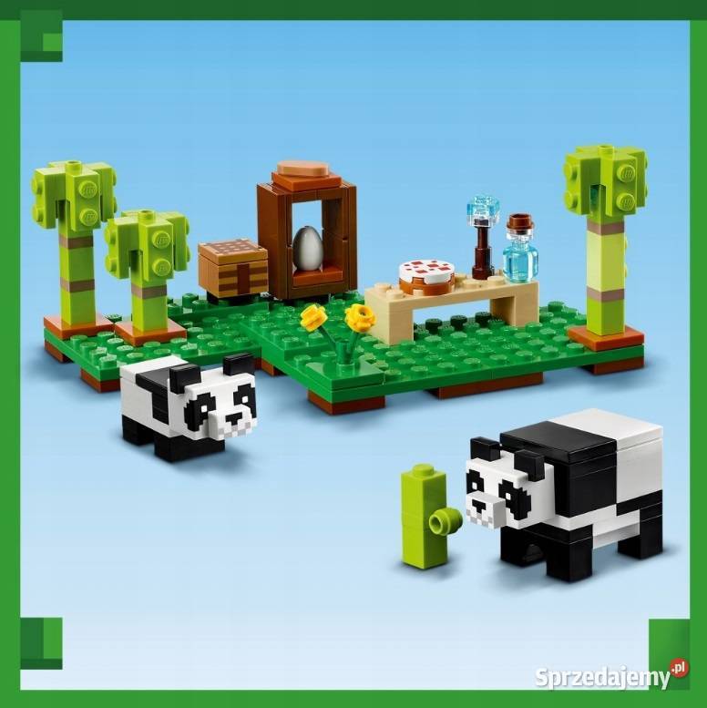LEGO MINECRAFT 21245 Rezerwat pandy Klocki Warszawa