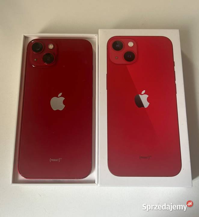 iPhone 13 128GB Red Stan Nowa bateria Apple / iPhone