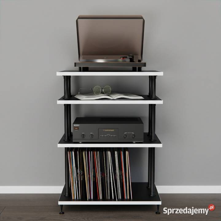 Regał hifi stolik na płyty winylowe szafka loft Supraśl
