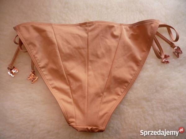 dół bikini brzoskwiniowy kolor hm M 38 strój Toruń