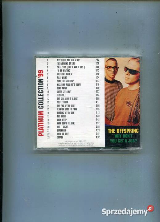 The Offspring Why Dont You Get a Job Greatest 1 płyta zachodniopomorskie Szczecin sprzedam