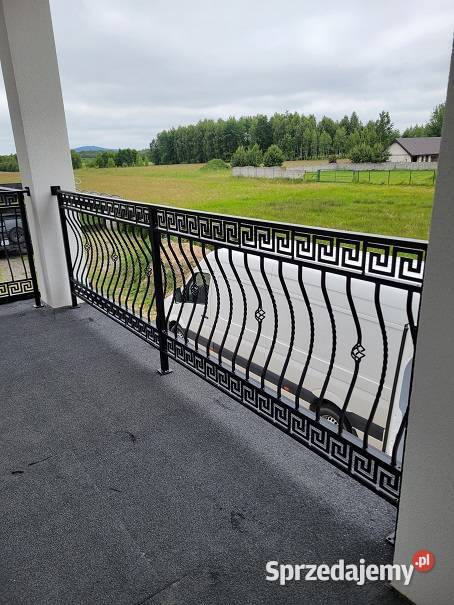 Balustrada balkonowa metalowa stalowa barierka