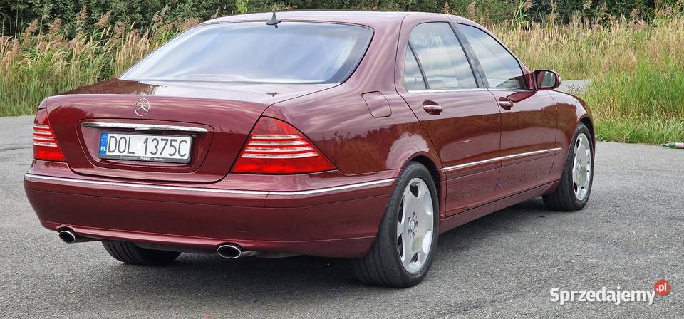 MercedesBenz w220 s600L v12 biturbo kurtyny powietrzne Samochody osobowe Syców