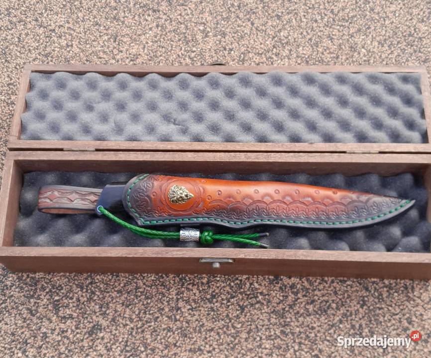 Ręcznie wykonany nóż custom stal ELMAX 62 HRC Pozostałe Kluczbork