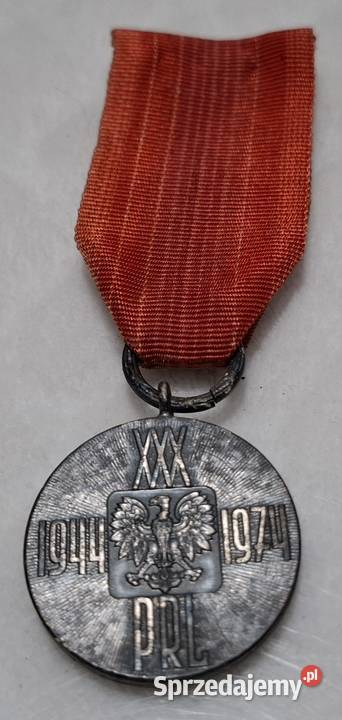 Medal XXX Lat PRL 19441974 Walka praca socjalizm śląskie Czeladź