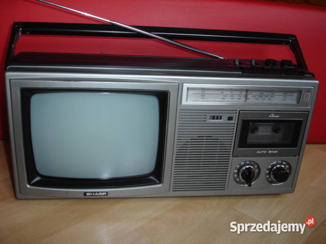 Radiomagnetofon z TV SHARP 10P-28G