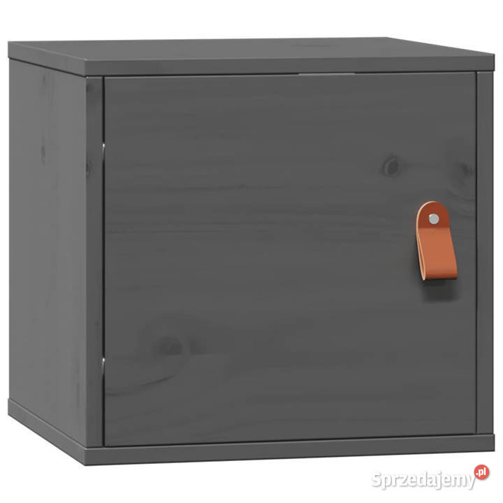 Szafka ścienna szara 315x30x30 lite drewno Warszawa