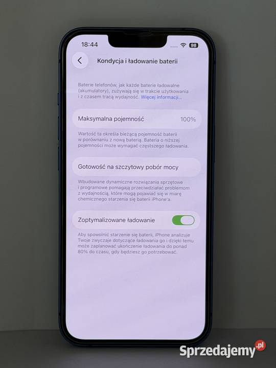 Apple iPhone 13 128GB 100 Kondycja wielkopolskie Kalisz