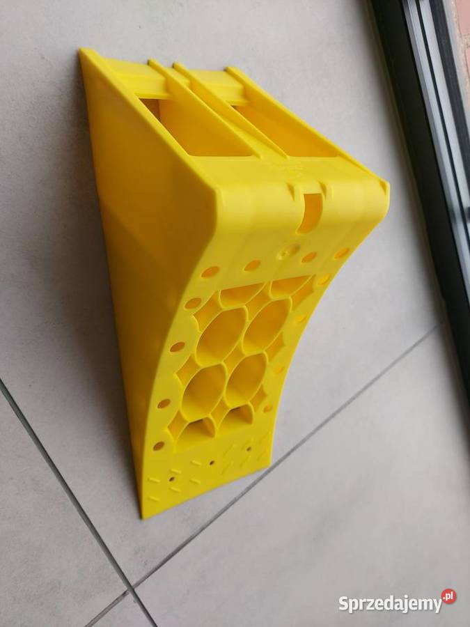 Klin koła G36 336x123x148, plastikowy żółty