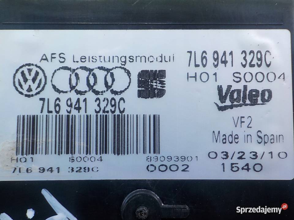 AUDI A5 8T 20 TFSI 10r CABRIO 2D modul ASF