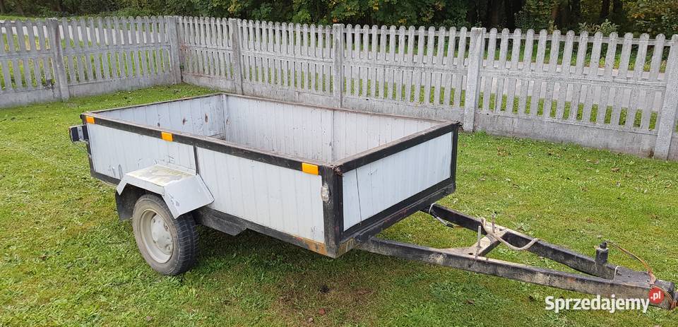 Przyczepka do ciagnika fajna zgrabna 125x225x45 małopolskie Dąbrowa Tarnowska